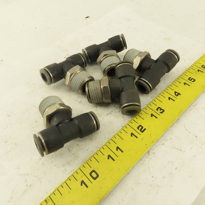 Push to Connect Branch Tee 3/8" Tube x 1/2" NPT Male Lot of 5