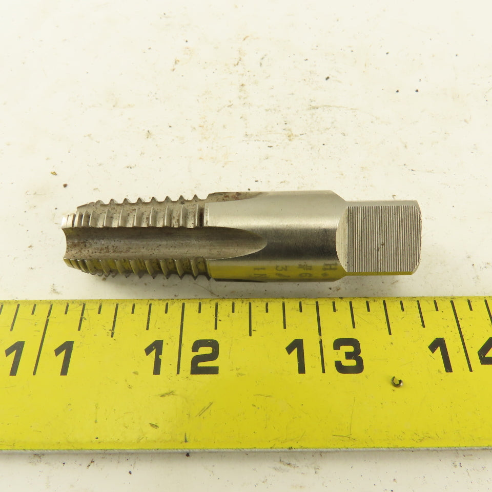 3/8"-18 Hand Tap Skip Tooth Straight Flute Bottoming