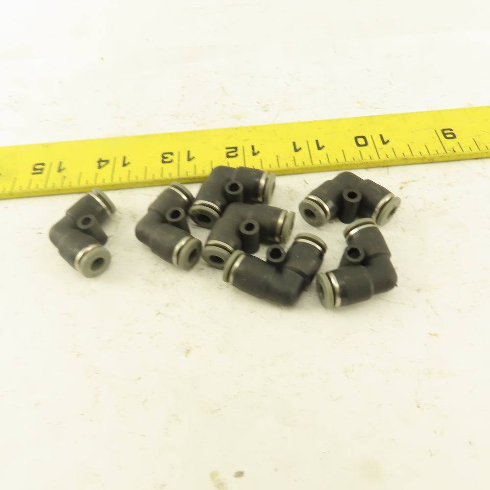 3/16" Tube Push To Connect 90-? Elbow Lot Of 7