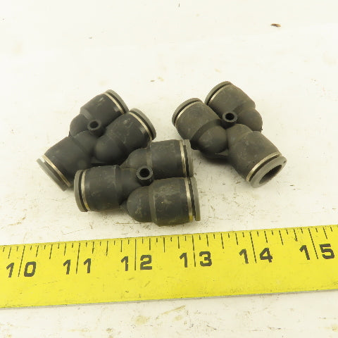 1/2" Tube Push To Connect "Y" Connector Lot Of 3