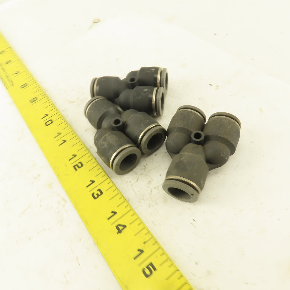1/2" Tube Push To Connect "Y" Connector Lot Of 3