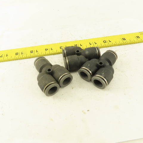 1/2" Tube Push To Connect "Y" Connector Lot Of 3