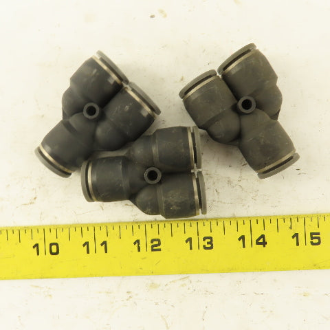1/2" Tube Push To Connect "Y" Connector Lot Of 3