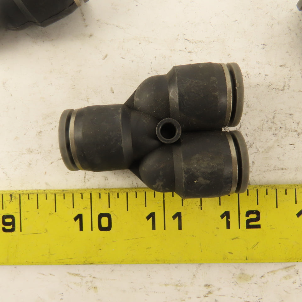 1/2" Tube Push To Connect "Y" Connector Lot Of 3