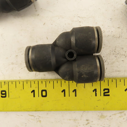 1/2" Tube Push To Connect "Y" Connector Lot Of 3