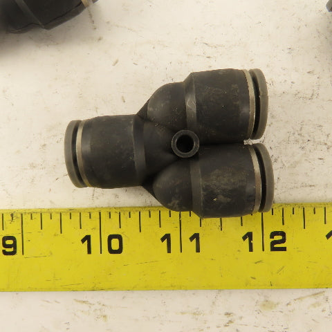 1/2" Tube Push To Connect "Y" Connector Lot Of 3