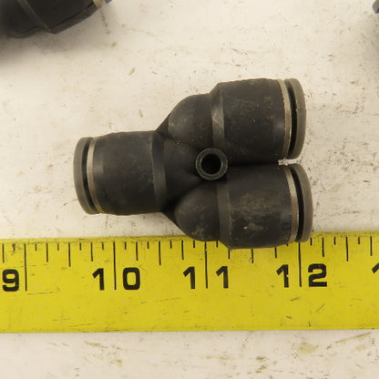 1/2" Tube Push To Connect "Y" Connector Lot Of 3