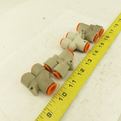 1/2" x 3/8 Tube Push To Connect "Y" Connector Lot Of 4