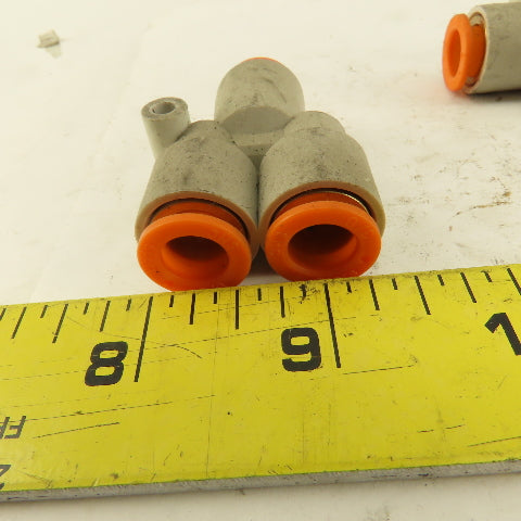3/8 Tube Push To Connect "Y" Connector Lot Of 4