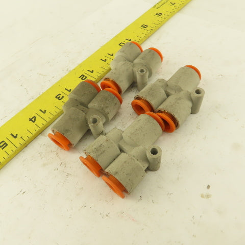 3/8 Tube Push To Connect "Y" Connector Lot Of 4