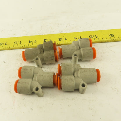 3/8 Tube Push To Connect "Y" Connector Lot Of 4