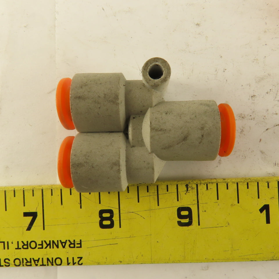 3/8 Tube Push To Connect "Y" Connector Lot Of 4