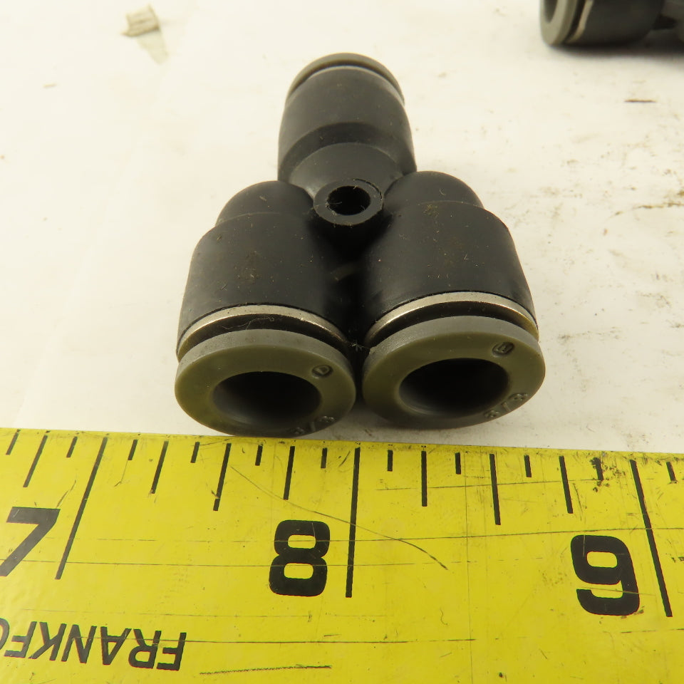 3/8 Tube Push To Connect "Y" Connector Lot Of 7