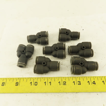 3/8 Tube Push To Connect "Y" Connector Lot Of 7