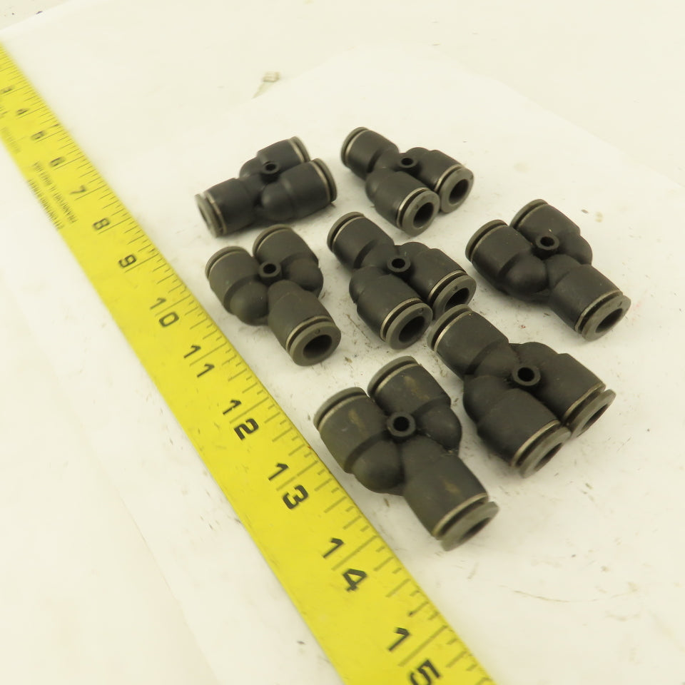 3/8 Tube Push To Connect "Y" Connector Lot Of 7