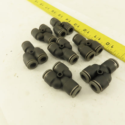 3/8 Tube Push To Connect "Y" Connector Lot Of 7