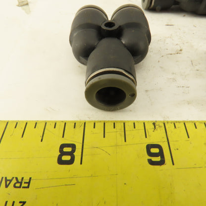 3/8 Tube Push To Connect "Y" Connector Lot Of 7