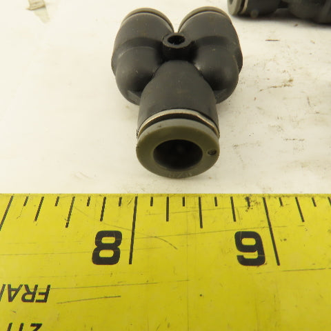 3/8 Tube Push To Connect "Y" Connector Lot Of 7