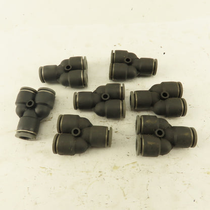 3/8 Tube Push To Connect "Y" Connector Lot Of 7