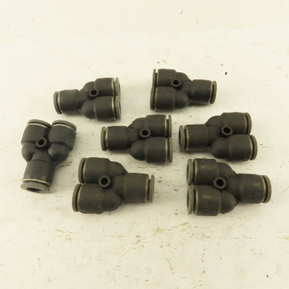 3/8 Tube Push To Connect "Y" Connector Lot Of 7