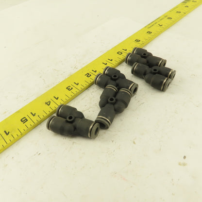 1/4 Tube Push To Connect "Y" Connector Lot of 5