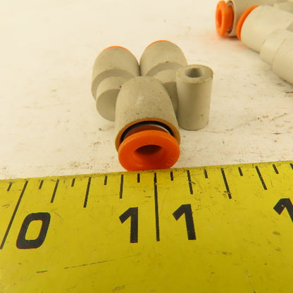 1/4 Tube Push To Connect "Y" Connector Lot of 5