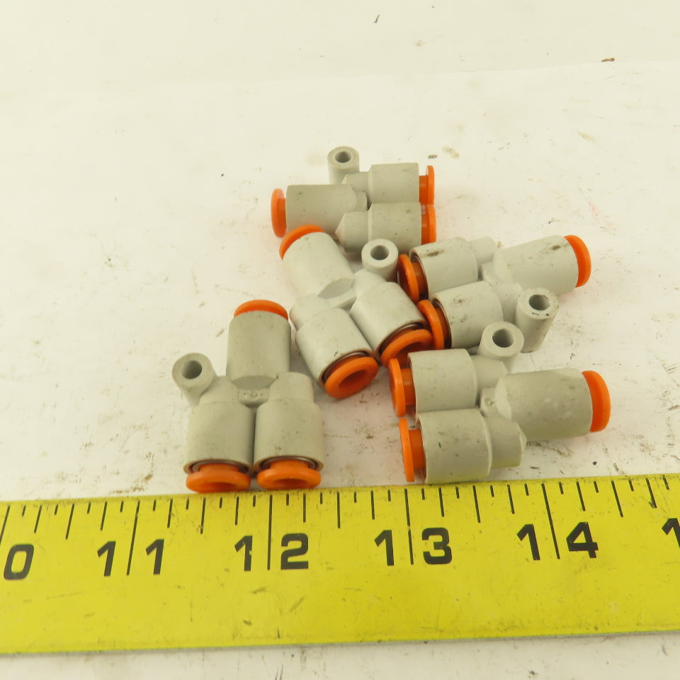 1/4 Tube Push To Connect "Y" Connector Lot of 5