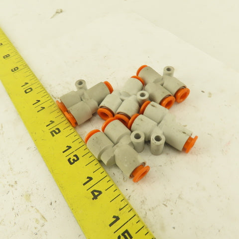 1/4 Tube Push To Connect "Y" Connector Lot of 5