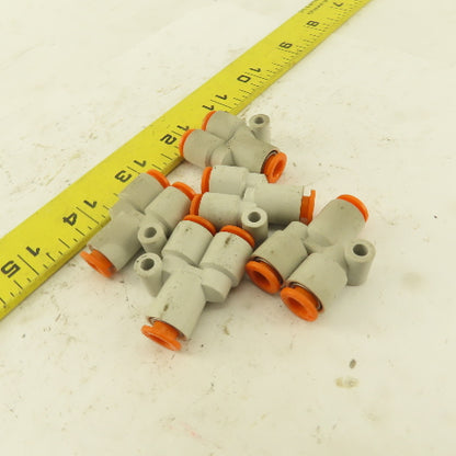 1/4 Tube Push To Connect "Y" Connector Lot of 5