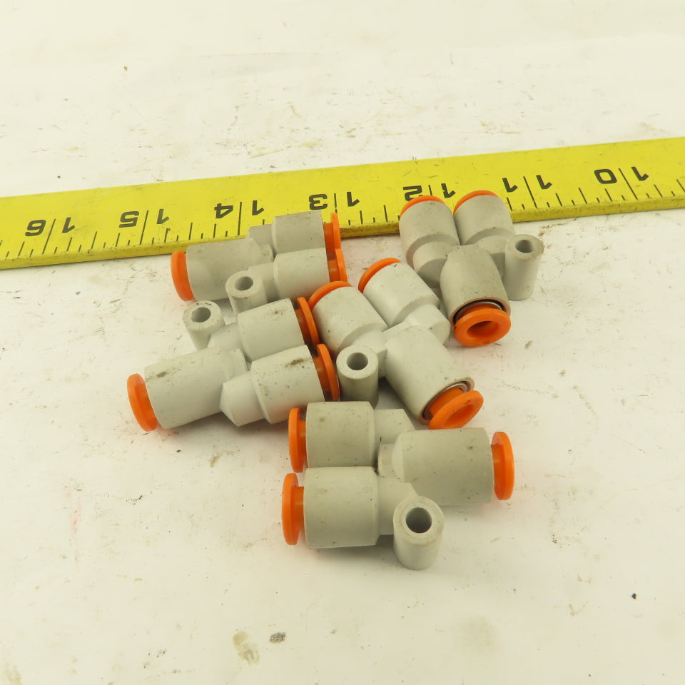 1/4 Tube Push To Connect "Y" Connector Lot of 5