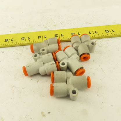 1/4 Tube Push To Connect "Y" Connector Lot of 5