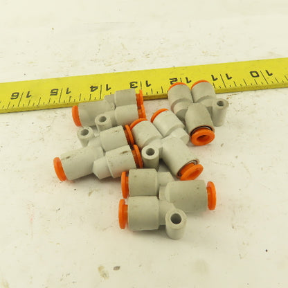 1/4 Tube Push To Connect "Y" Connector Lot of 5
