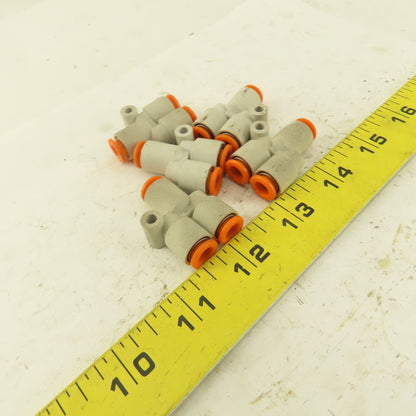 1/4 Tube Push To Connect "Y" Connector Lot of 5
