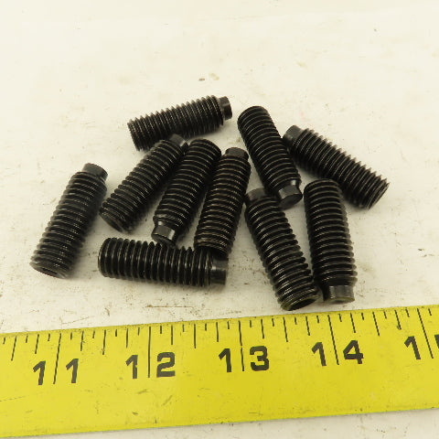 1/2"-13 x 1-1/2" Half Dog Point Socket Head Set Screw Lot Of 10
