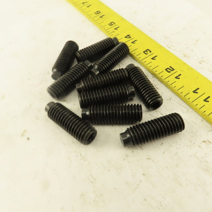 1/2"-13 x 1-1/2" Half Dog Point Socket Head Set Screw Lot Of 10