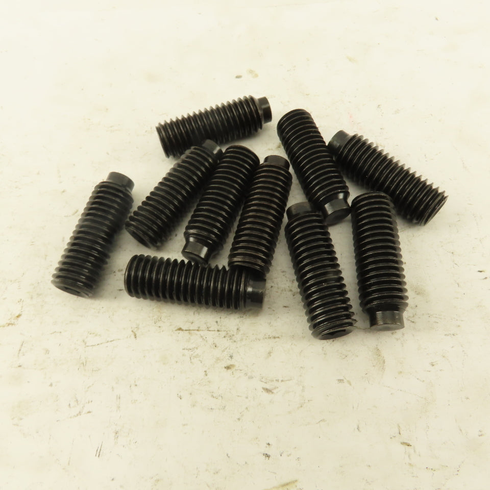 1/2"-13 x 1-1/2" Half Dog Point Socket Head Set Screw Lot Of 10