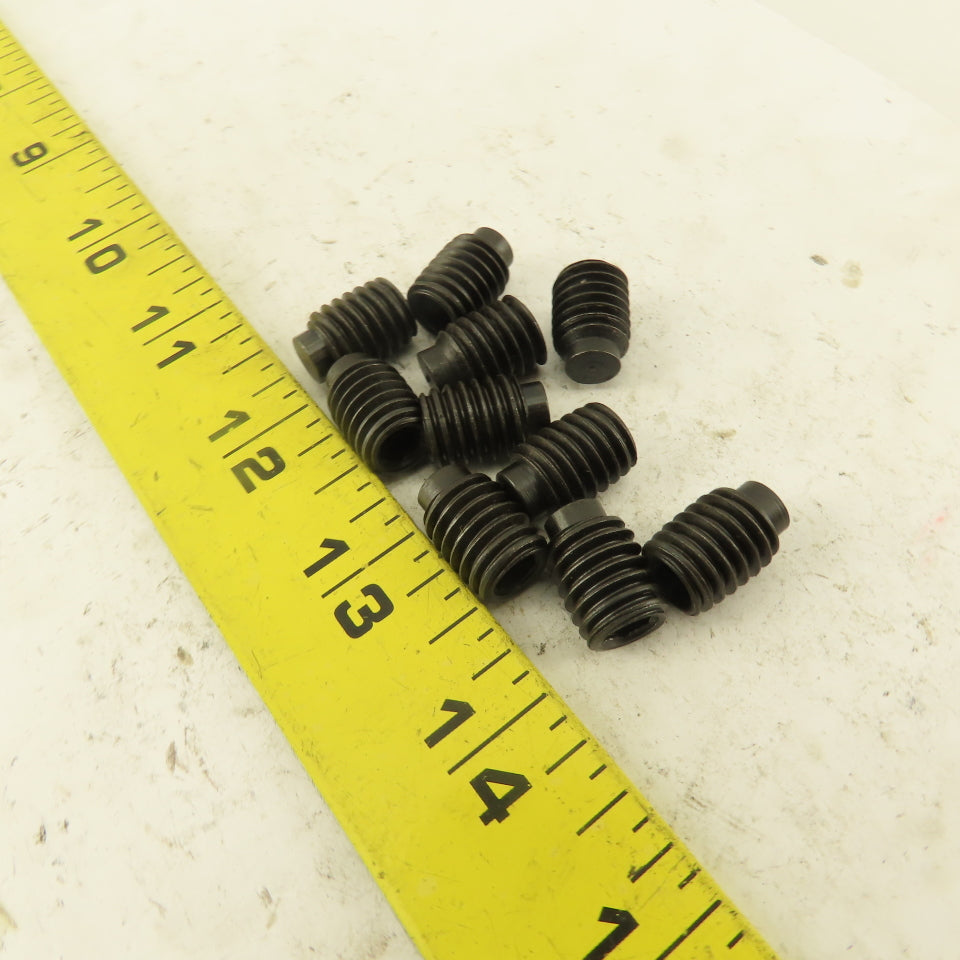 7/16"-14 x 5/8" Half Dog Point Socket Head Set Screw Lot Of 10