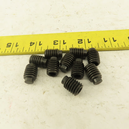 7/16"-14 x 5/8" Half Dog Point Socket Head Set Screw Lot Of 10