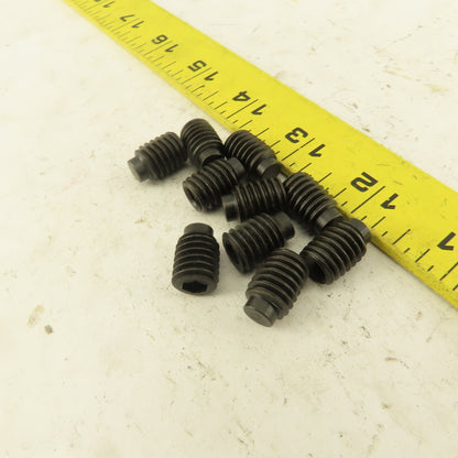 7/16"-14 x 5/8" Half Dog Point Socket Head Set Screw Lot Of 10
