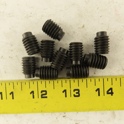 7/16"-14 x 5/8" Half Dog Point Socket Head Set Screw Lot Of 10