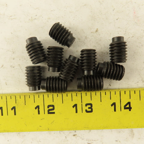 7/16"-14 x 5/8" Half Dog Point Socket Head Set Screw Lot Of 10
