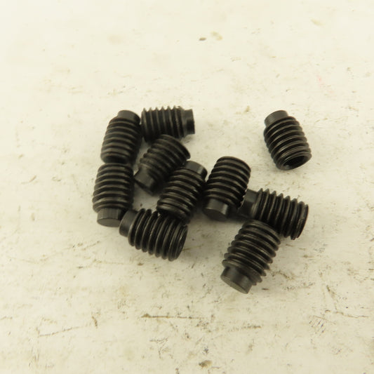 7/16"-14 x 5/8" Half Dog Point Socket Head Set Screw Lot Of 10