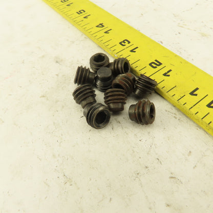 7/16"-14 x 3/8" Half Dog Point Socket Head Set Screw Lot Of 10