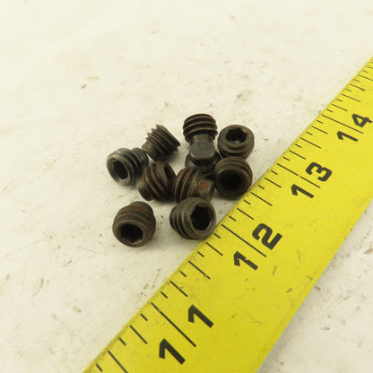 7/16"-14 x 3/8" Half Dog Point Socket Head Set Screw Lot Of 10