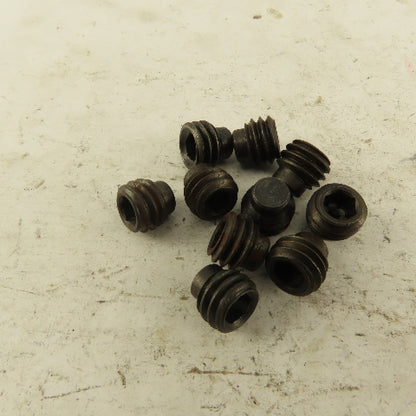 7/16"-14 x 3/8" Half Dog Point Socket Head Set Screw Lot Of 10
