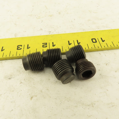5/8"-18 x 5/8" Half Dog Point Socket Head Set Screw Lot Of 5