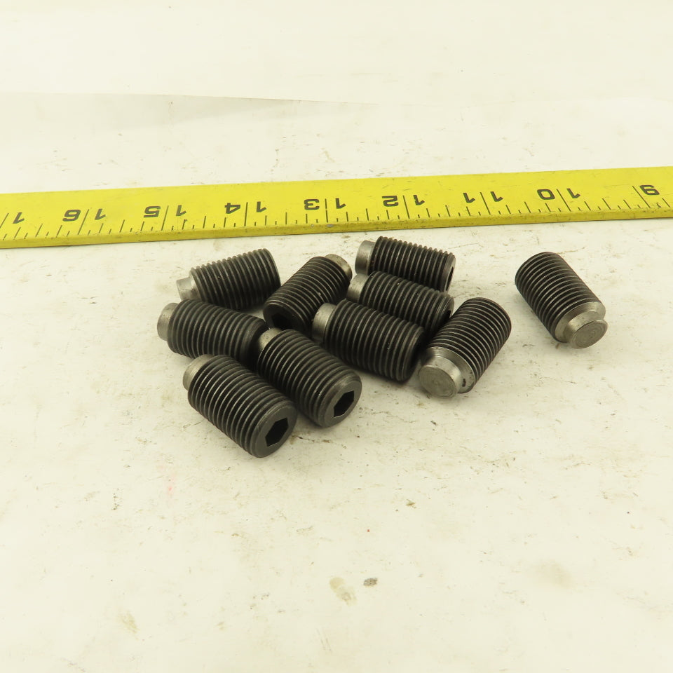 5/8"-18 x 3/4" Half Dog Point Socket Head Set Screw Lot Of 10