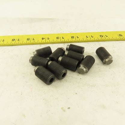 5/8"-18 x 3/4" Half Dog Point Socket Head Set Screw Lot Of 10