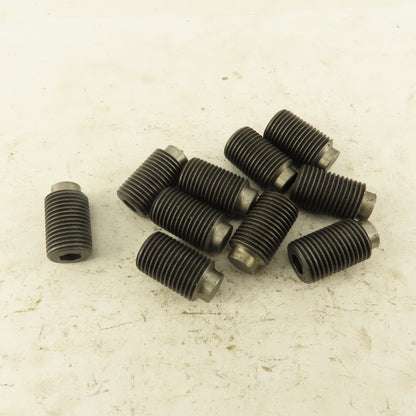 5/8"-18 x 3/4" Half Dog Point Socket Head Set Screw Lot Of 10