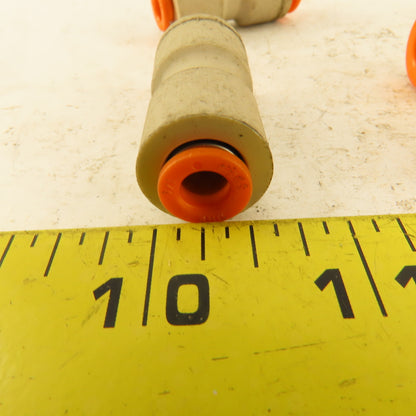 3/8"  to  1/4" Reducer Tube Push To Connect Straight Connector Lot of 6